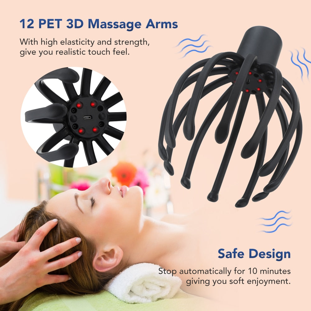 Electric Octopus Claw Scalp Massage