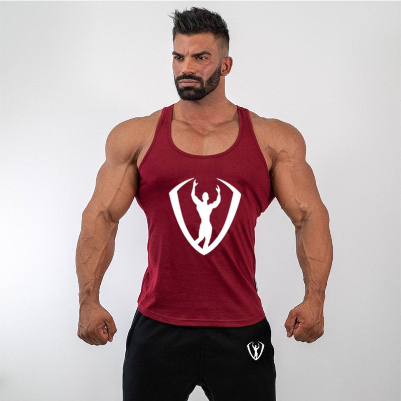 Tank Tops Shirt Gym (Men)