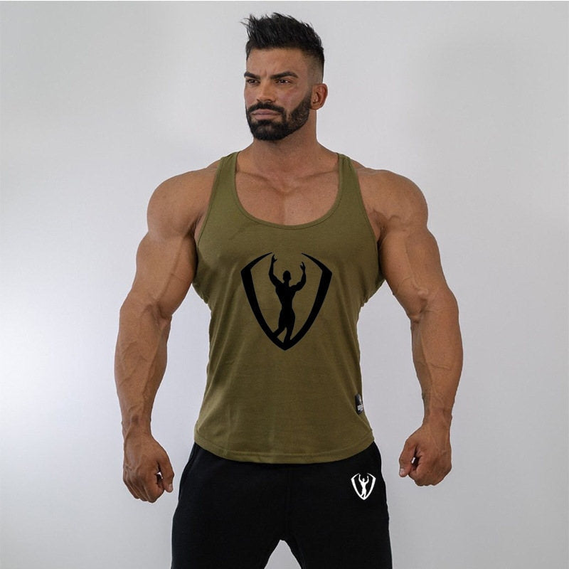 Tank Tops Shirt Gym (Men)