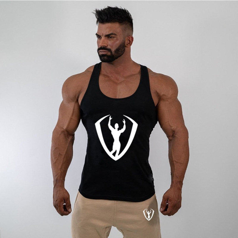 Tank Tops Shirt Gym (Men)