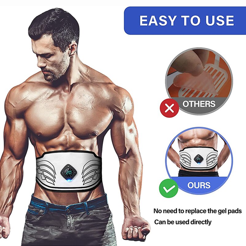 Muscle Stimulator EMS Fitness Abdominal Trainer