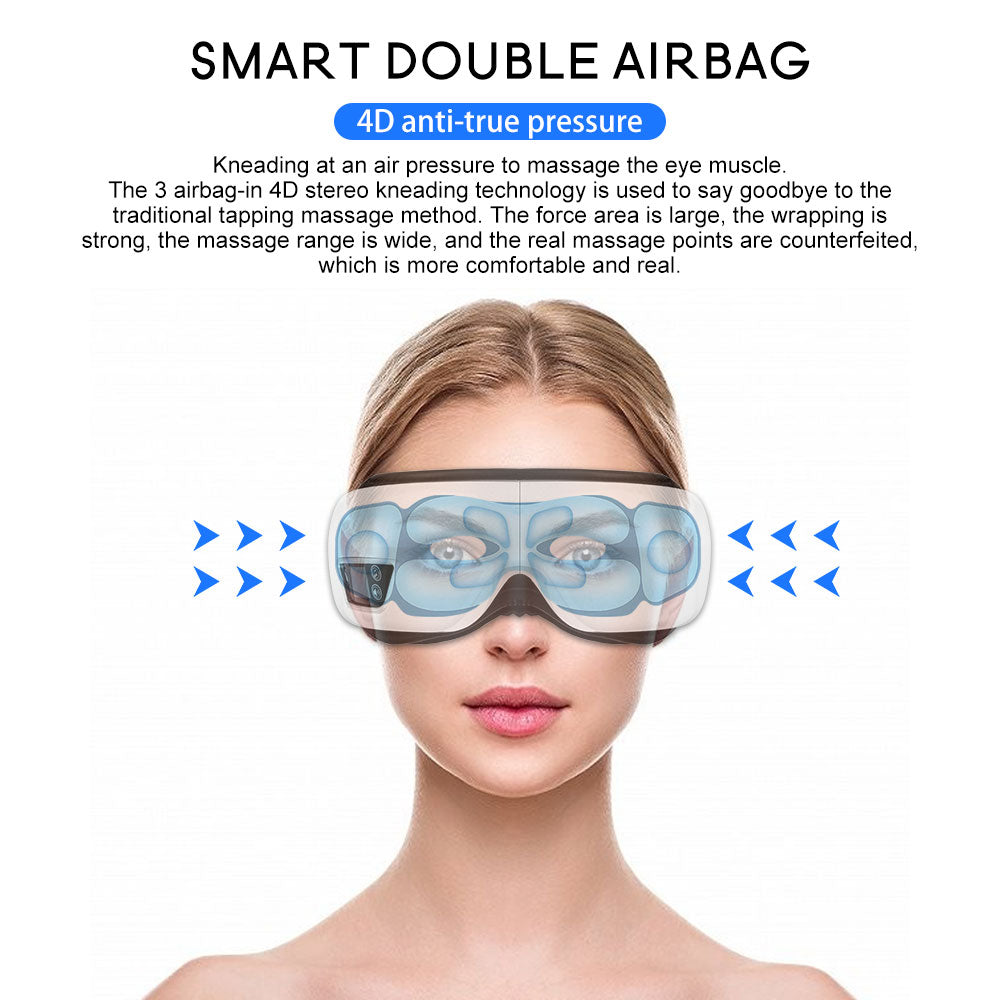 Eye Massage 6D Smart Airbag Vibration