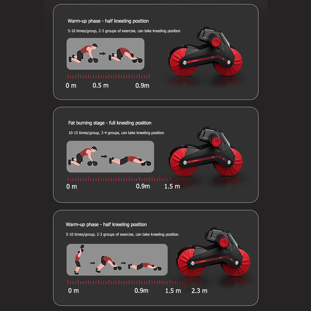 Abdominal Wheel Automatic Rebound