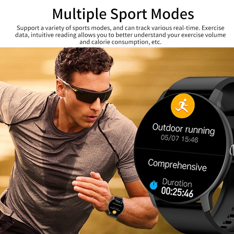 2023 Smart Watch Men Women Full Touch Screen