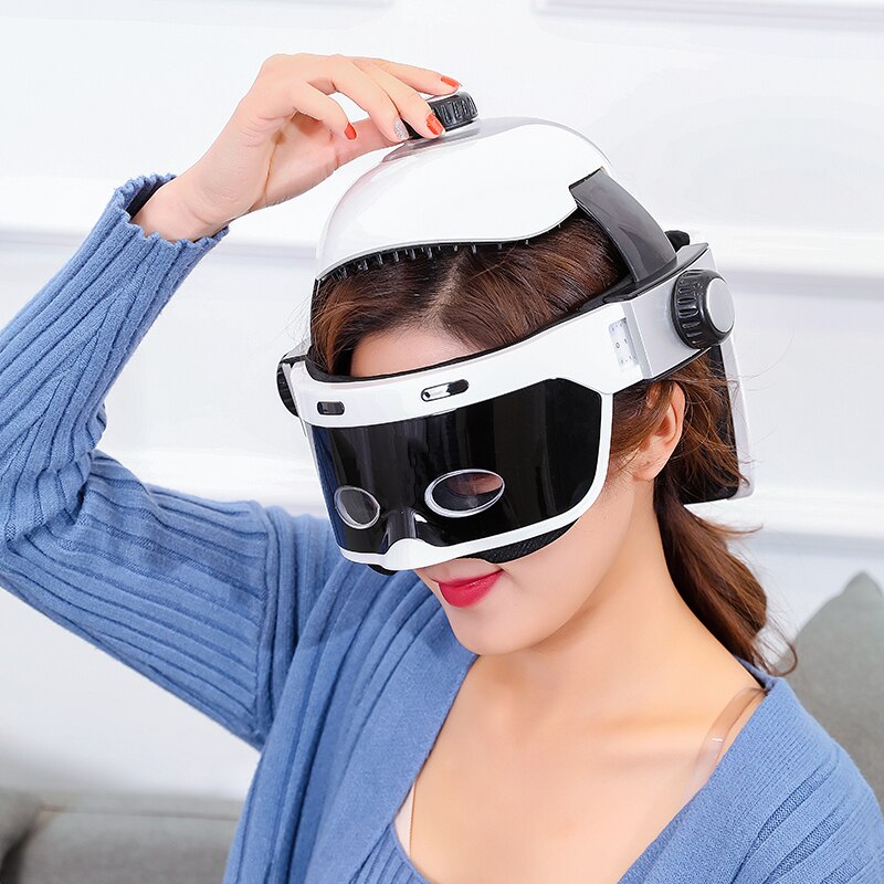 Stress Relieve Head Massager, Eye Massager, Brain Massager (Download Music, Bluetooth, Wi-Fi)