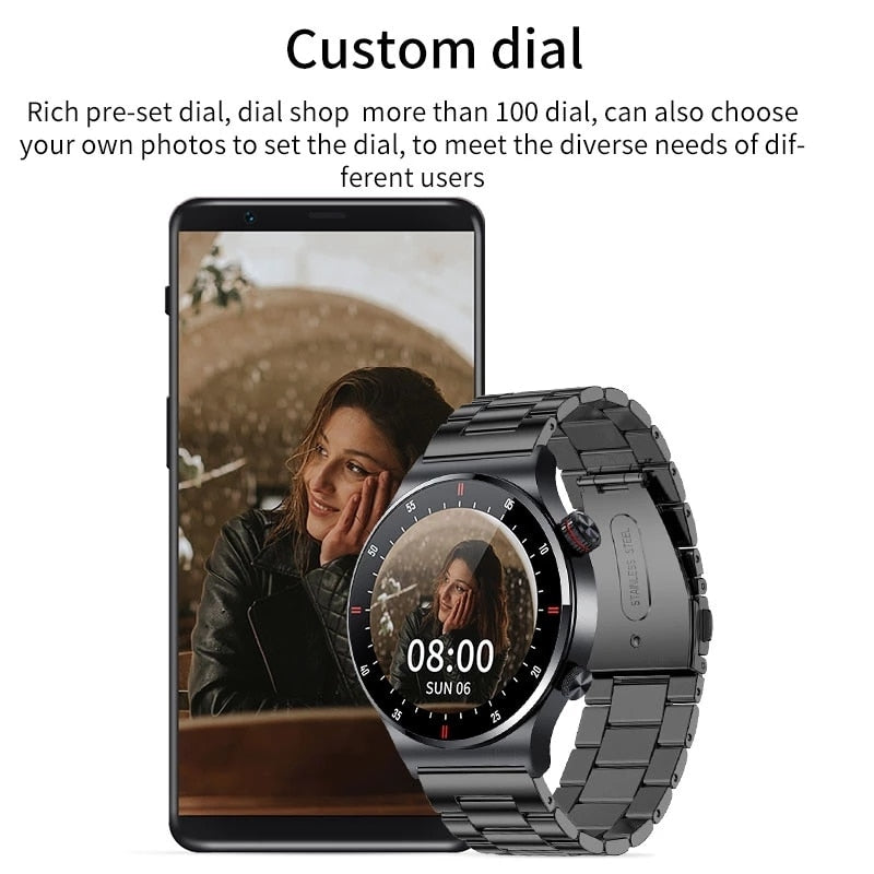 Bluetooth Call SmartWatch Men For IOS Android