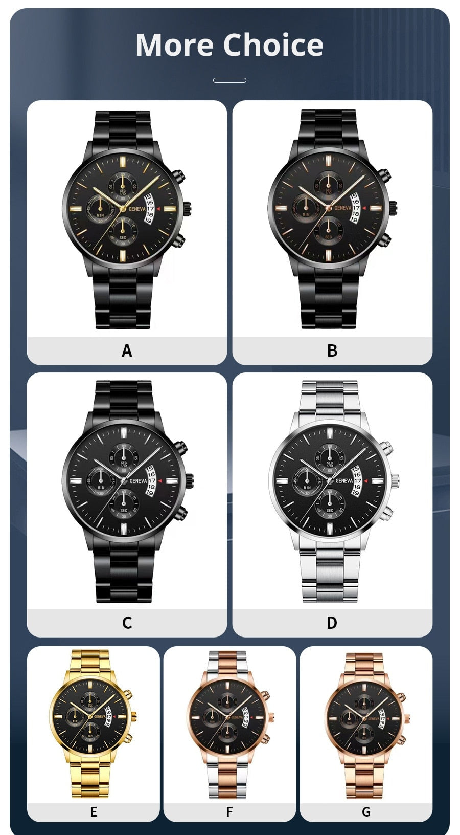 Quartz Watch Men Business Fashion