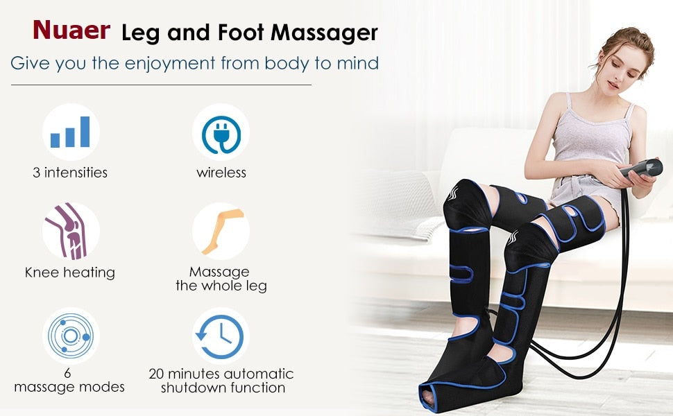 360° Foot Air Pressure Leg Massage