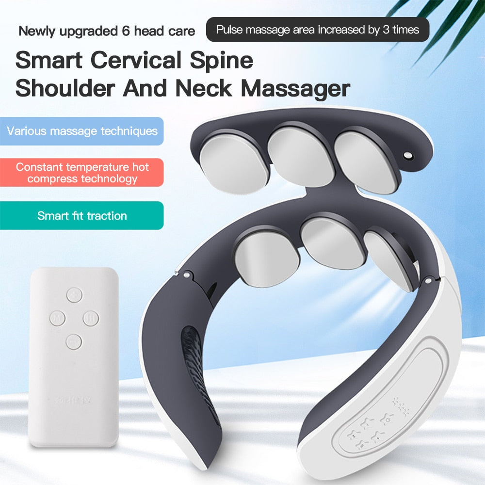 6 Electric Heating Neck Massage