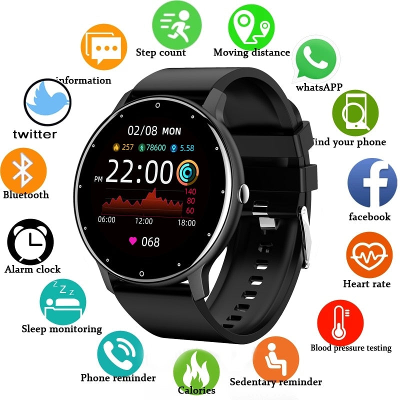 2023 Smart Watch Men Women Full Touch Screen