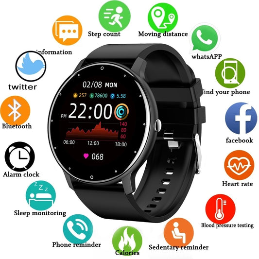 2023 Smart Watch Men Women Full Touch Screen